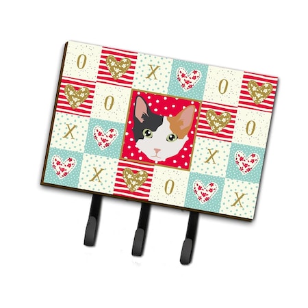 Carolines Treasures 6 x 2 x 9 in. Skookum Cat Love Leash or Key Holder CK5166TH68